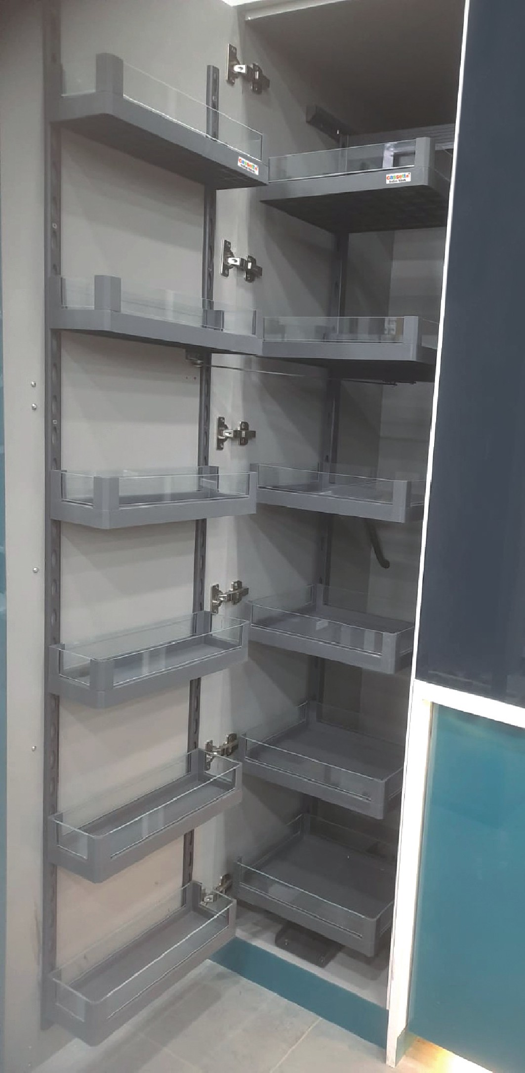 Glass Pantry Unit